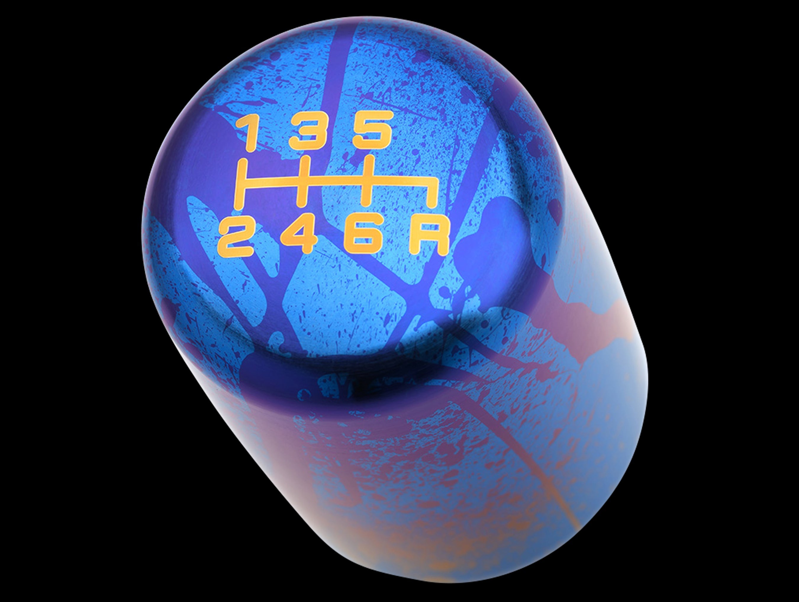 Acuity ESCO-Ti Titanium Shift Knob - Splatter Titanium