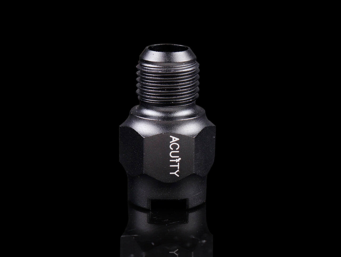Acuity 1/4” SAE Quick Connect to -6AN Adapter.