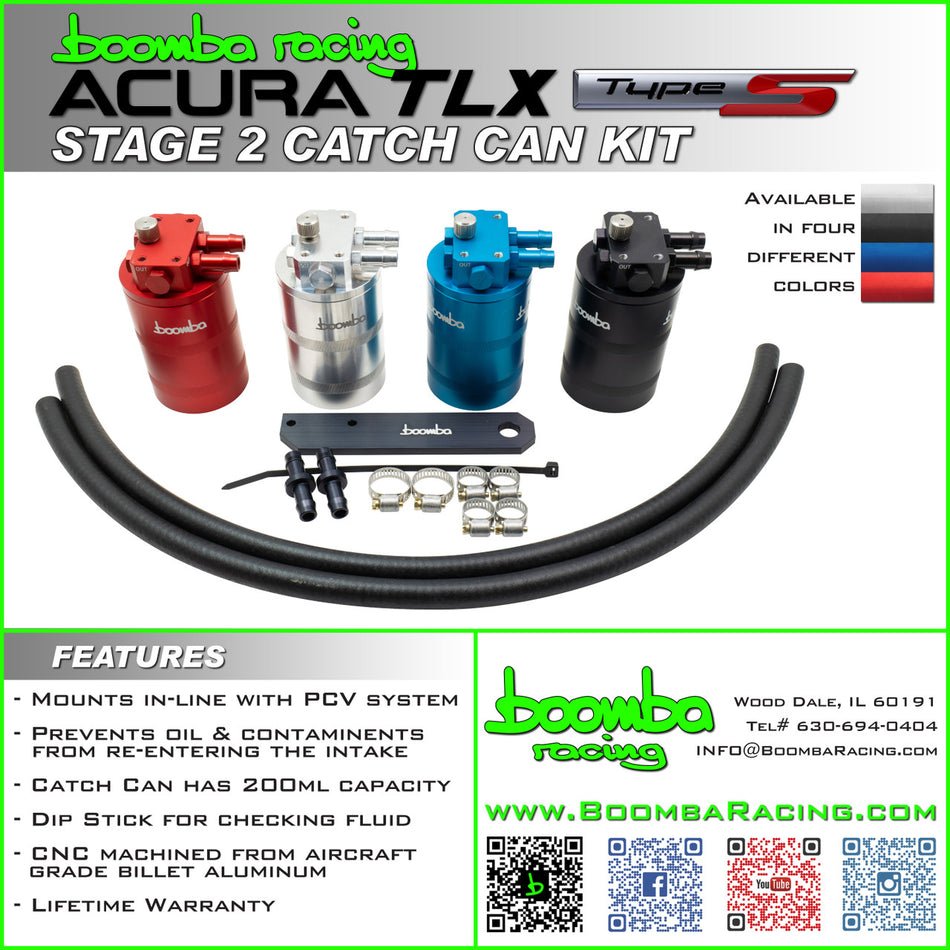 TLX Type S Stage 2 Catch Can Kit