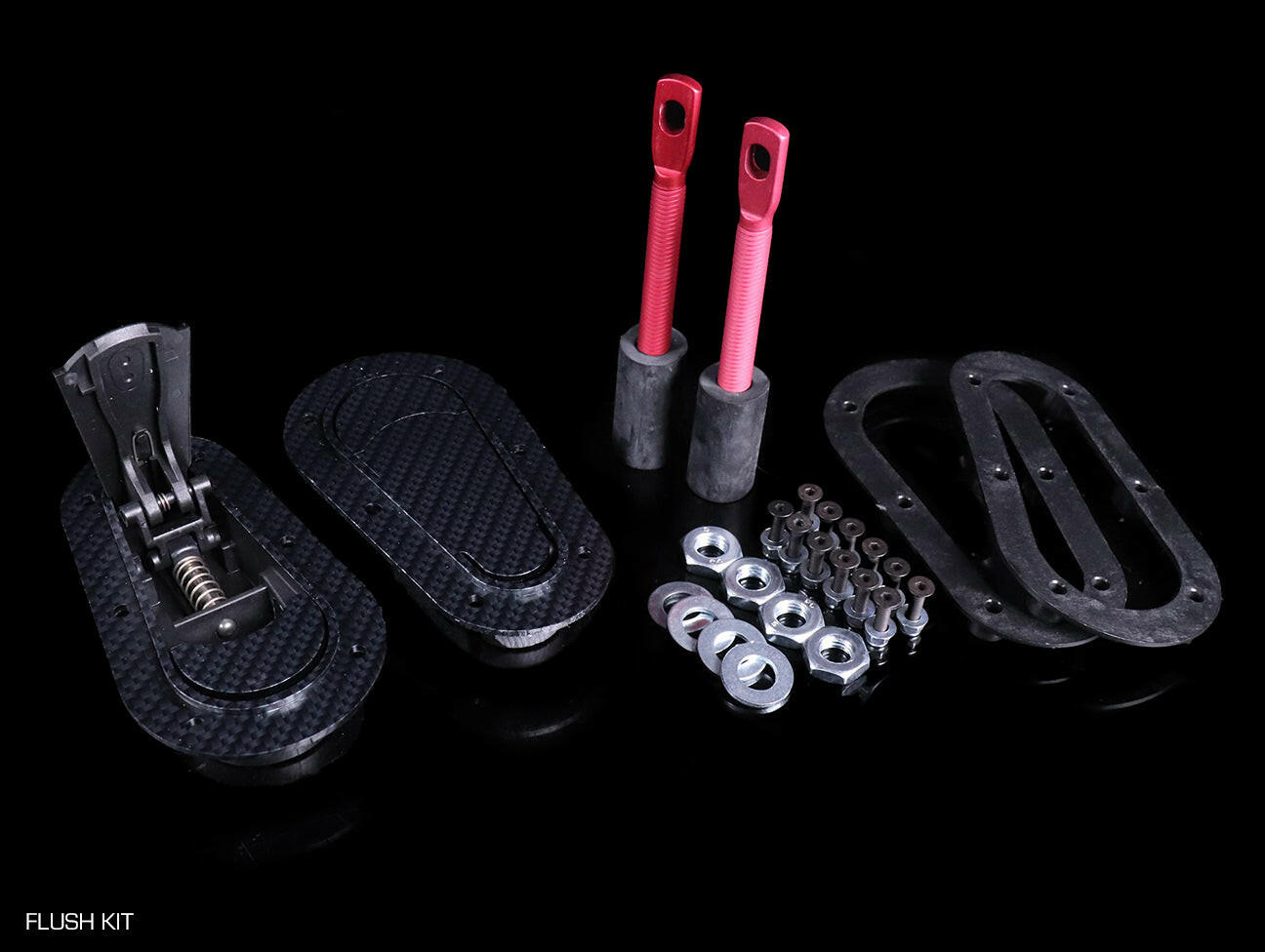AeroCatch Carbon Look Hood Pins.