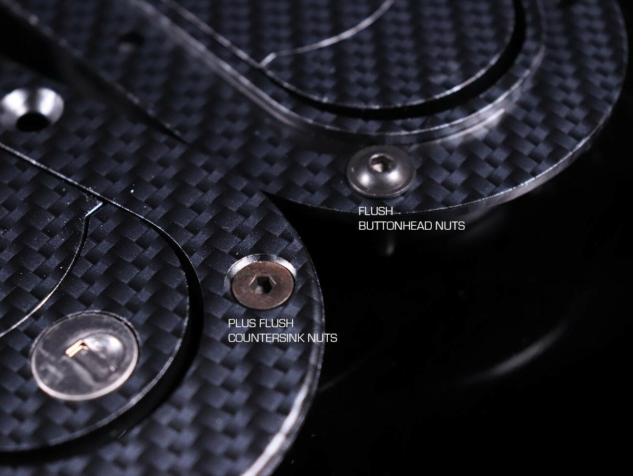 AeroCatch Carbon Look Hood Pins.