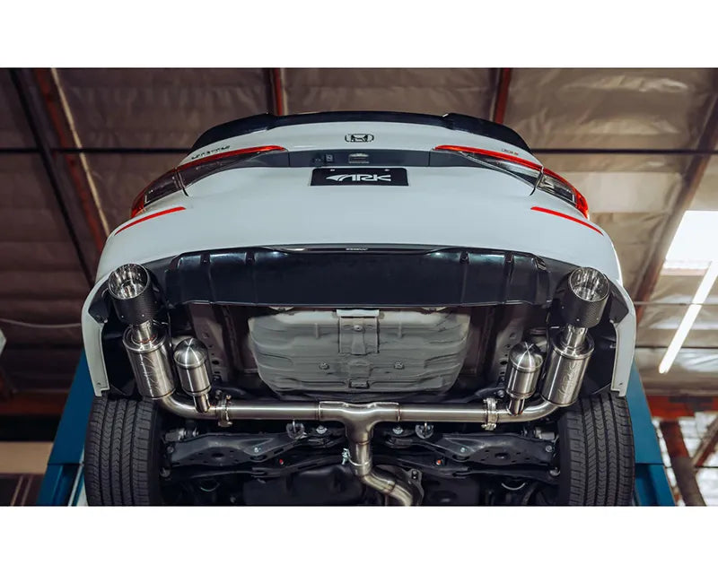 ARK Performance DT-S Exhaust System with Burnt Tips for Honda Civic SI Sedan & Acura Integra 2022+.