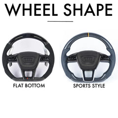 Audi RS6 / RS7 / RSQ8 Style - Full Custom Steering Wheel.