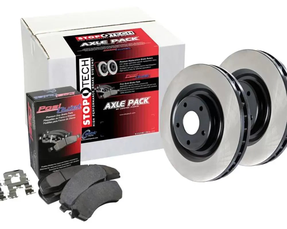 StopTech Brake Rotor, Front, Silver, for Honda Civic 2006-2011, 906.4002.