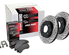 StopTech Brake Pads - Front, Ceramic, Red, Honda Civic 2016-2021, 938.4001.