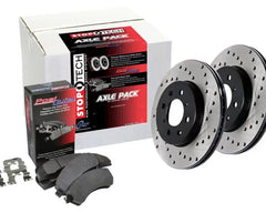 StopTech Street Big Brake Kit Drilled Front for Ford Mustang 2015-2023, Red, 939.40003