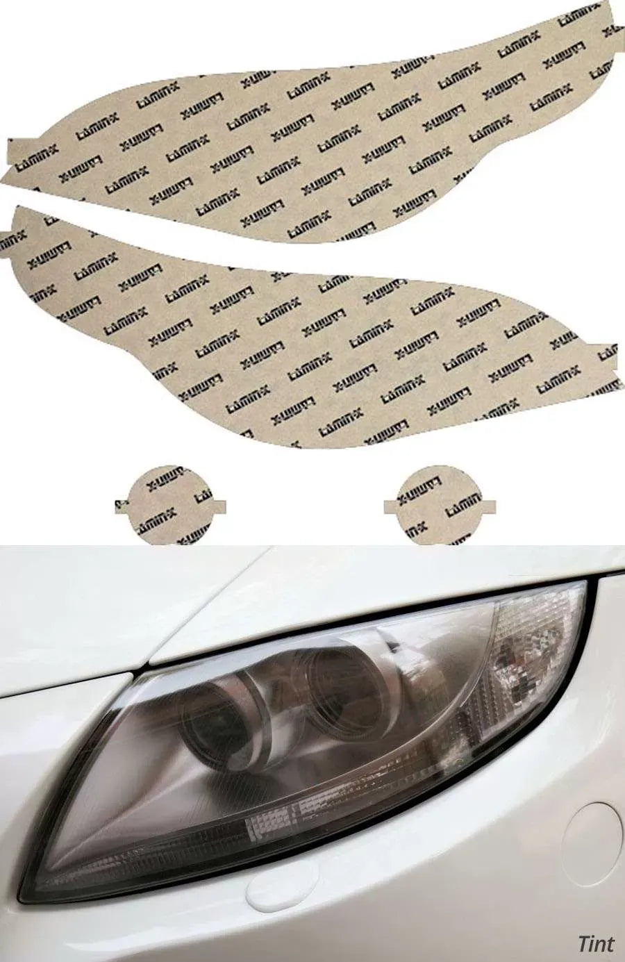 Lamin-X BMW M5 2005-2010 Tint Headlight Covers.