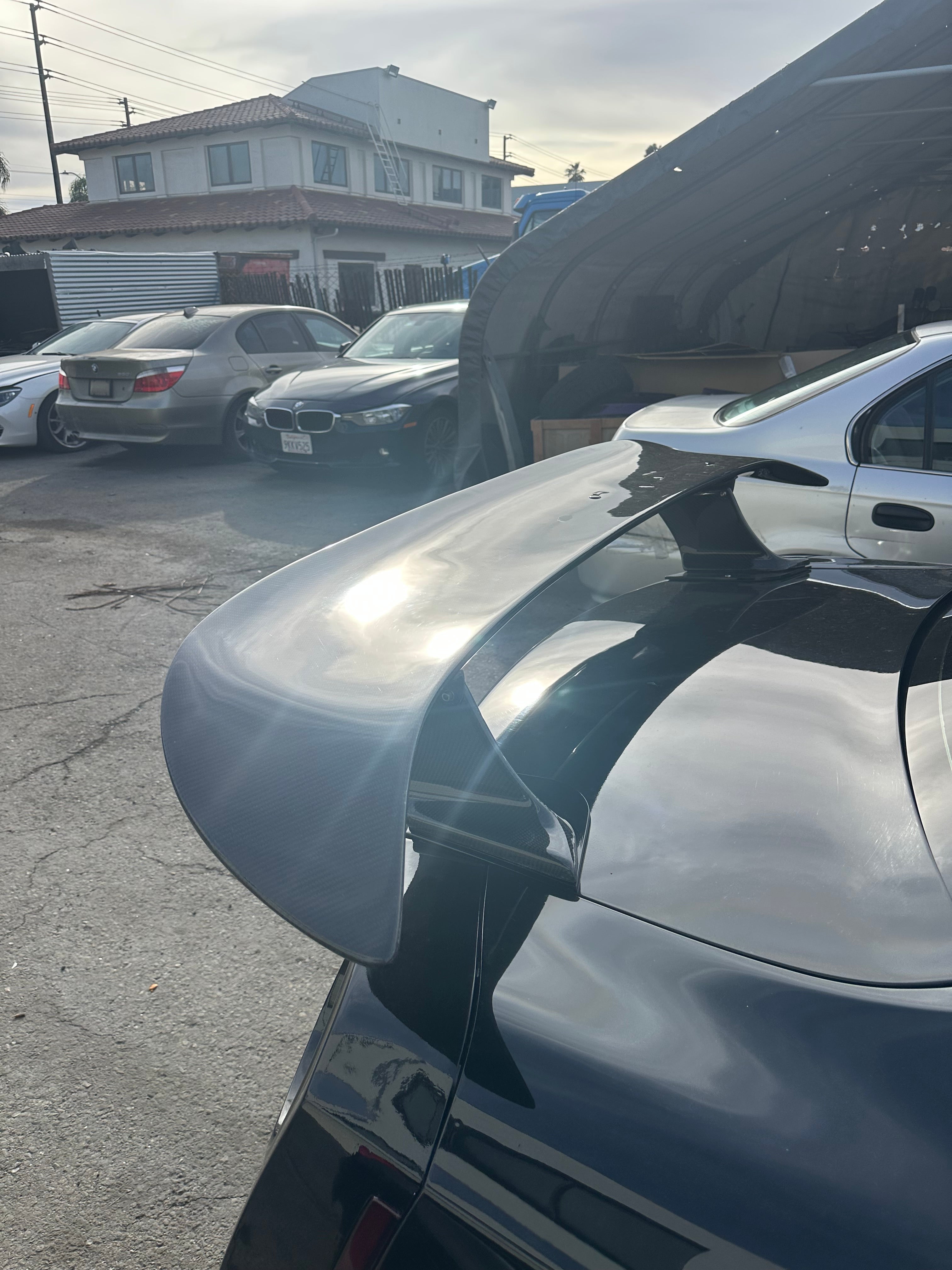 Carbon Fiber Rear Trunk Spoiler Wing - 08-16 Nissan GTR R35.