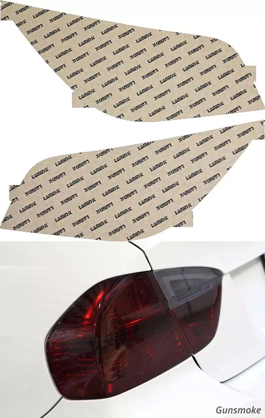 Lamin-X BMW M5 2005-2010 Gunsmoke Tail Light Covers.
