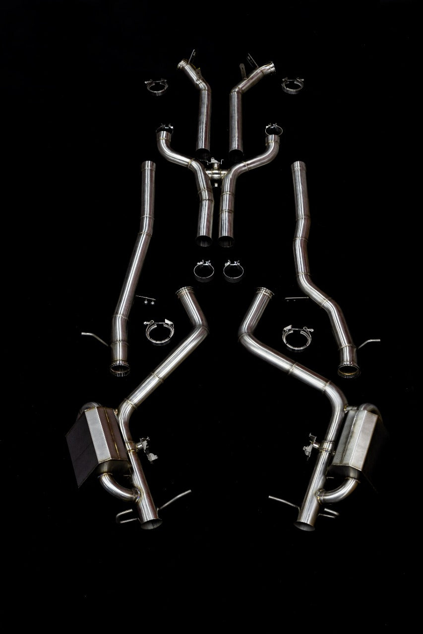BlackBoost Mercedes E63(S) AMG M177 (213) Valved Catback Exhaust System 76 MM / 3 INCH