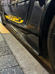 Winglet Carbon Fiber Side Skirts - Porsche 718 Cayman/Boxster.