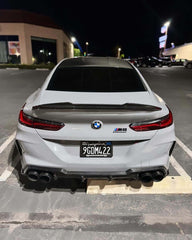 PSM Style High Kick Carbon Fiber Trunk Spoiler - BMW F91 / F92 / F93 M8.