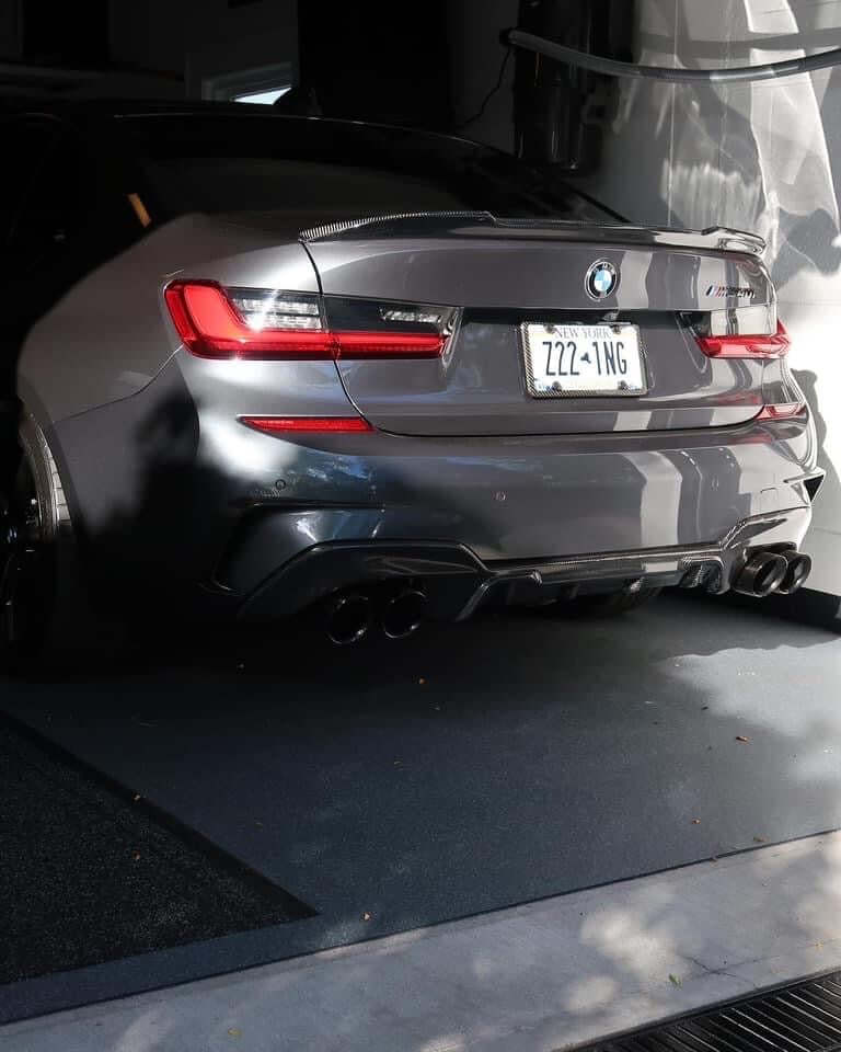 M Performance style Carbon Fiber Rear Diffuser - BMW G20 / G28 3 Series.