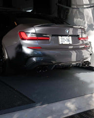 M Performance style Carbon Fiber Rear Diffuser - BMW G20 / G28 3 Series.