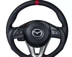 Buddy Club Sport Leather Steering Wheel Mazda CX-3 | CX-5 | CX-9 2016+.