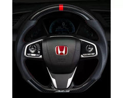 Buddy Club Sport Leather Steering Wheel Honda CR-V 2017-2018.