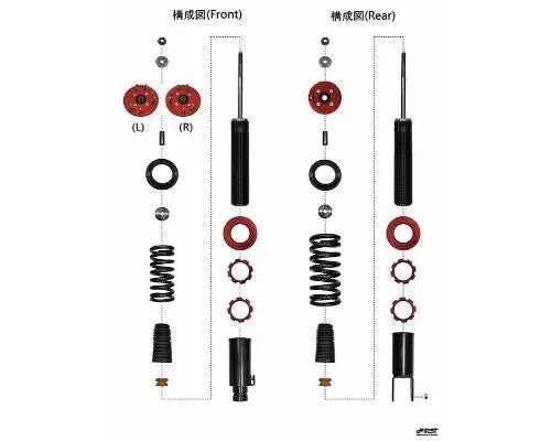 Buddy Club Sport Spec Damper Coilovers Kit Honda Accord | Acura TSX 2008-2013