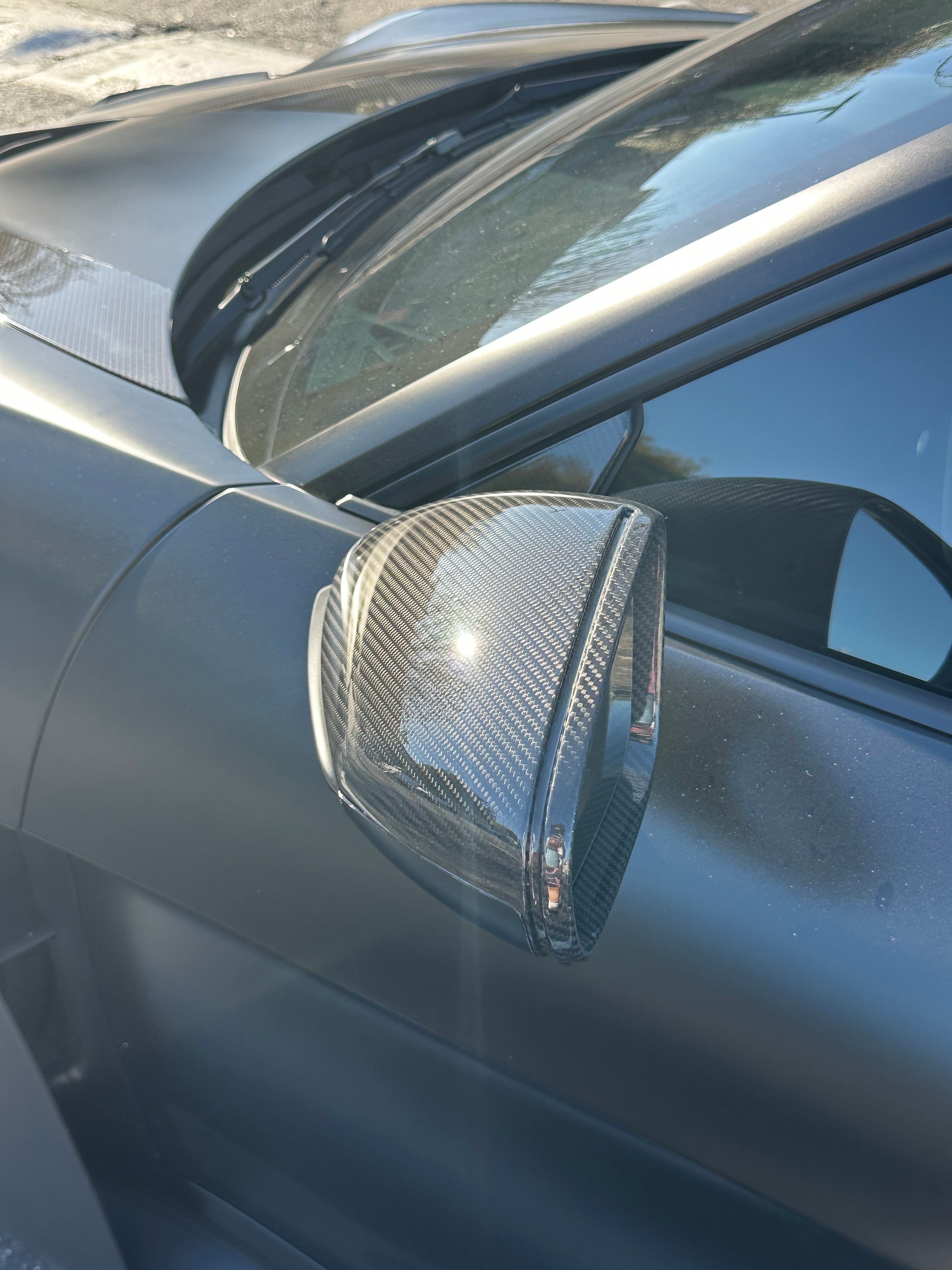 DRY CARBON MIRROR COVERS Replacement - PORSCHE 992.