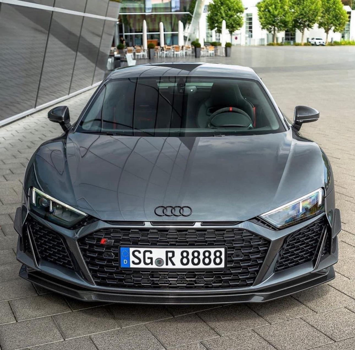 GT Carbon Fiber Front Lip - Audi R8 2019-2023.