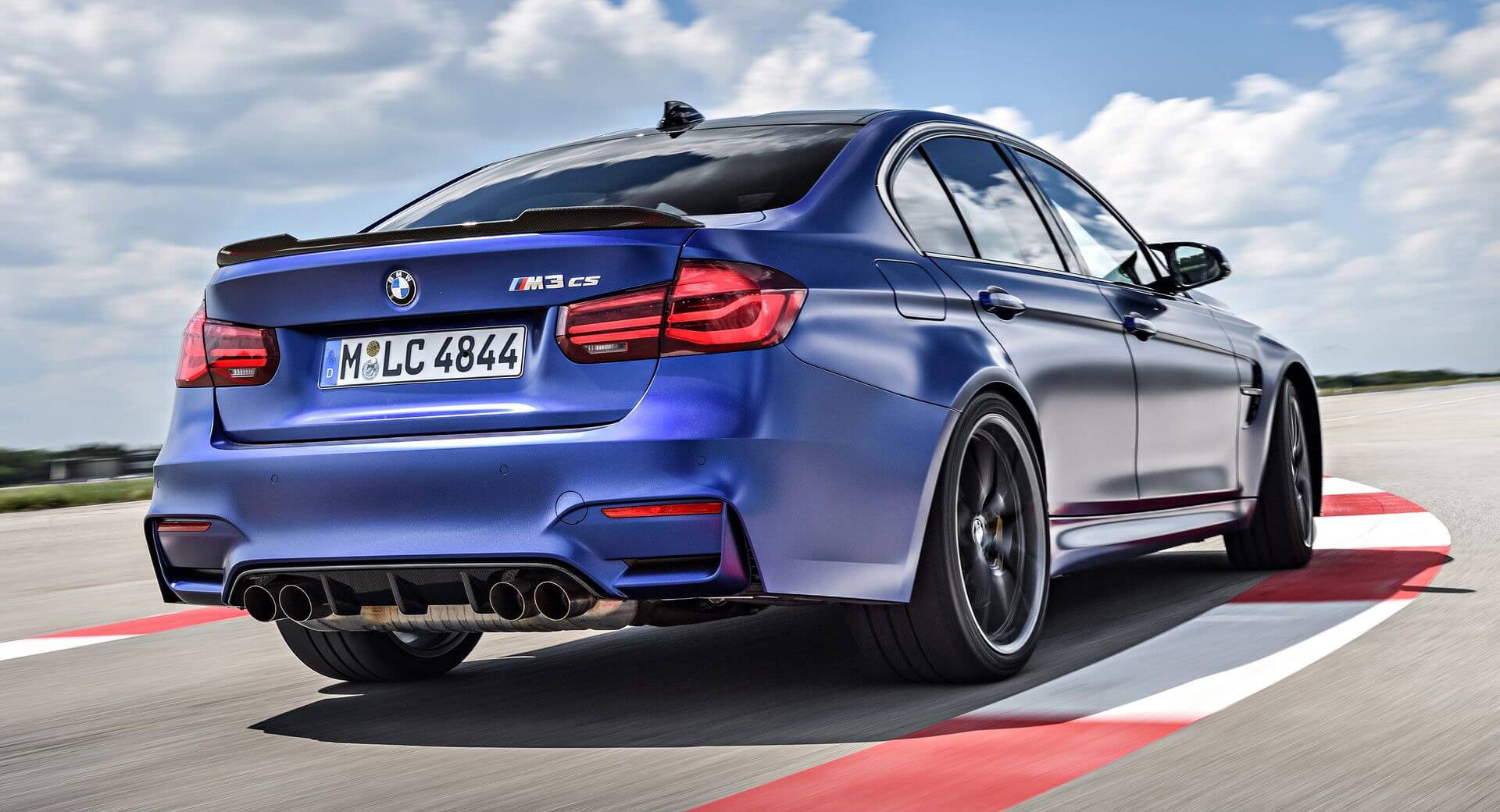 CS Carbon Fiber Trunk Spoiler - BMW F80 M3 & F30 3 Series.