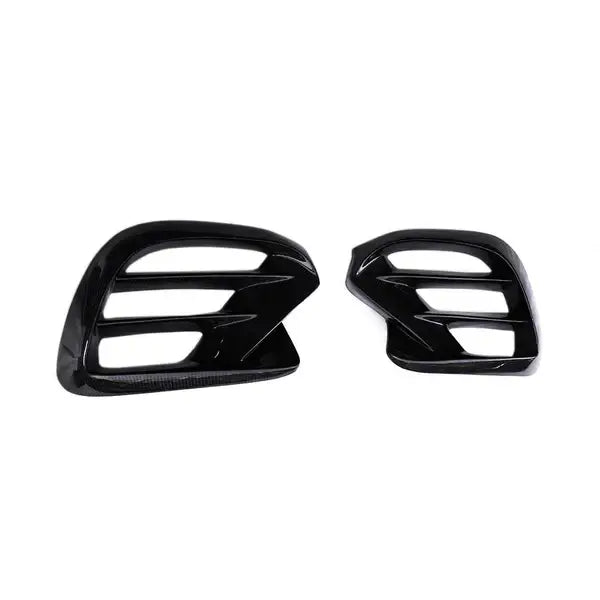 BRS Style Carbon Fiber Fog Lamp Grilles - Mercedes Benz W167 C167 GLE450 GLE63.