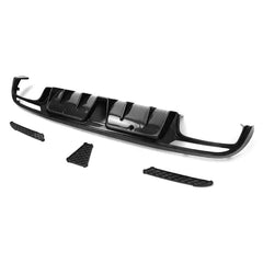 B-Style Carbon Fiber Rear Diffuser - Mercedes Benz W205 C-Class.