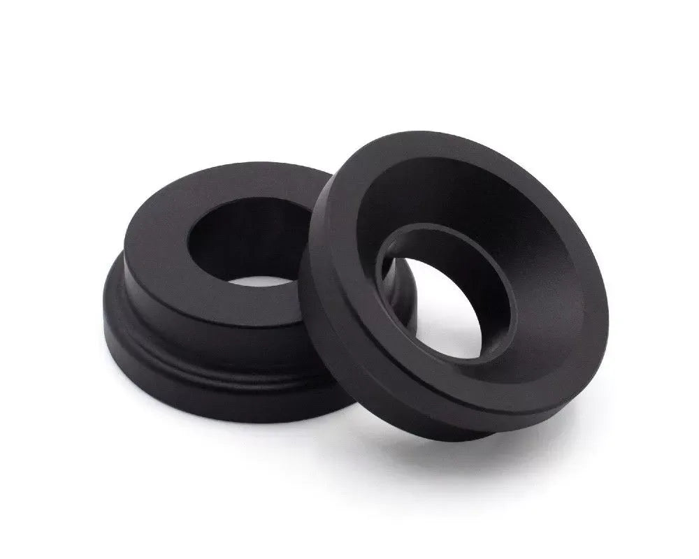 Blox Racing Black 2-Piece Billet Aluminum Solid Shifter Bushing Honda | Acura B-Series Transmissions 1988-2001.