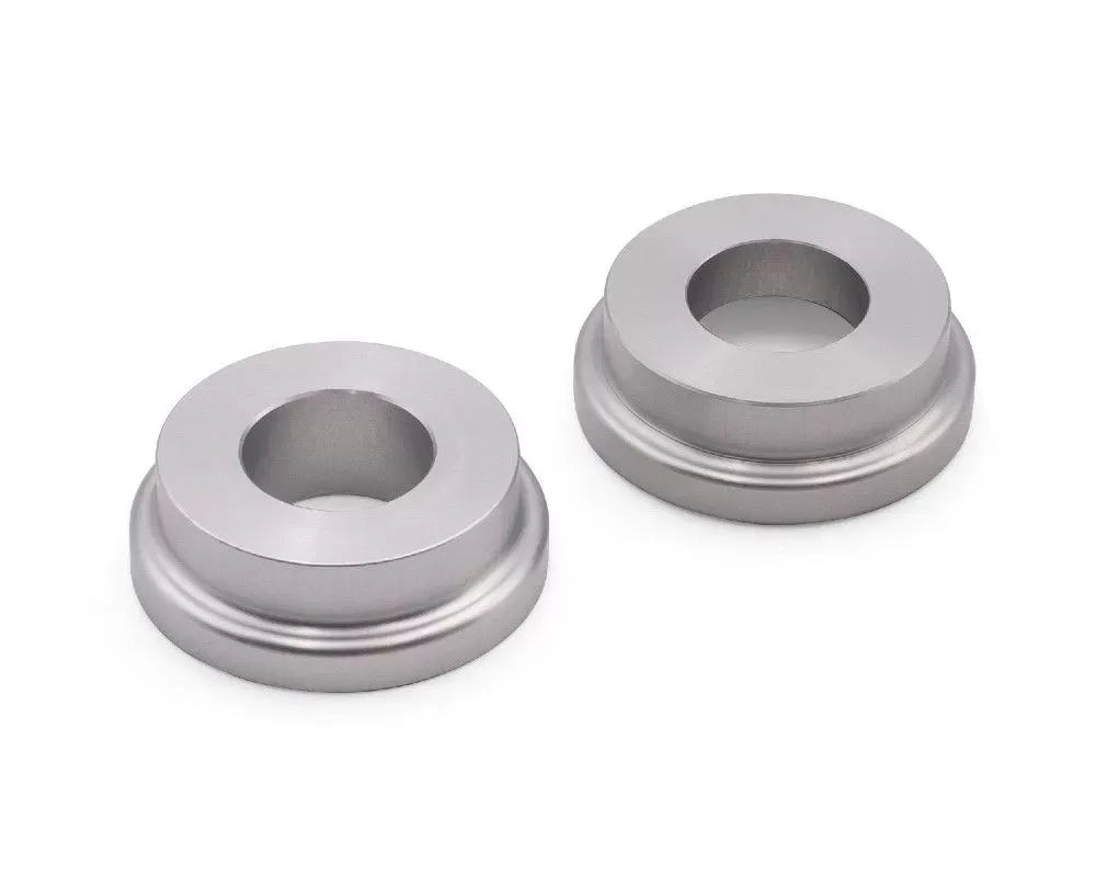 Blox Racing Silver 2-Piece Billet Aluminum Solid Shifter Bushing Honda | Acura B-Series Transmissions 1988-2001.