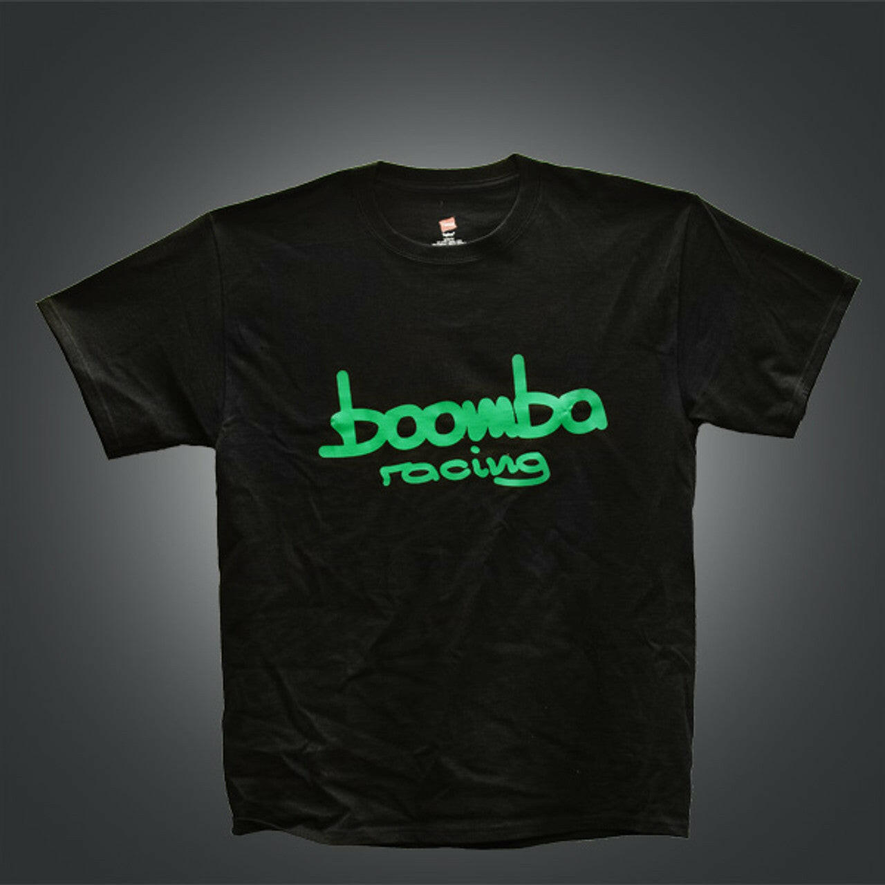 Boomba Racing T-shirt Green Logo.