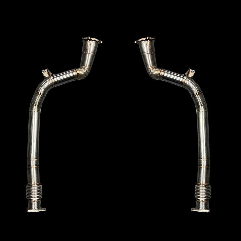 BlackBoost Bentley Continental GT/GTC W12 Catless Downpipes
