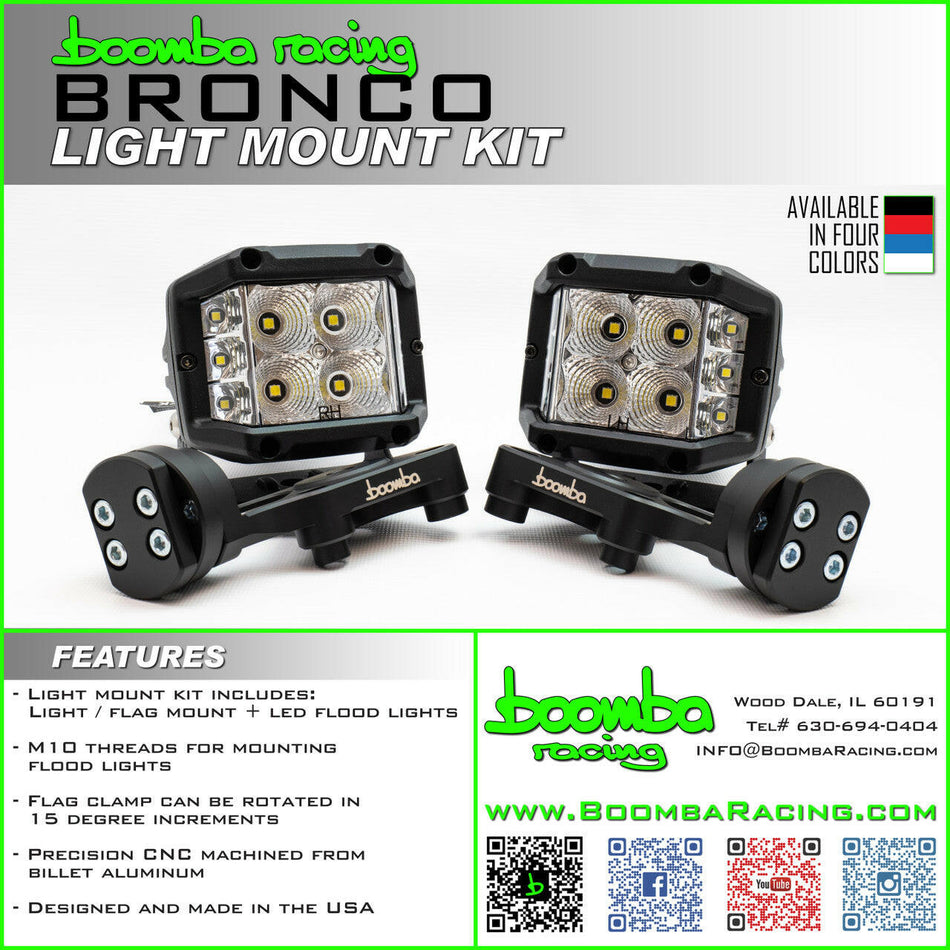 FORD BRONCO LIGHT MOUNT KIT.