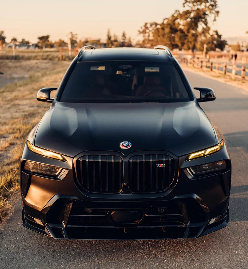 ABS Gloss Black 3Pc Front Lip - BMW G07 X7 2019-2025.