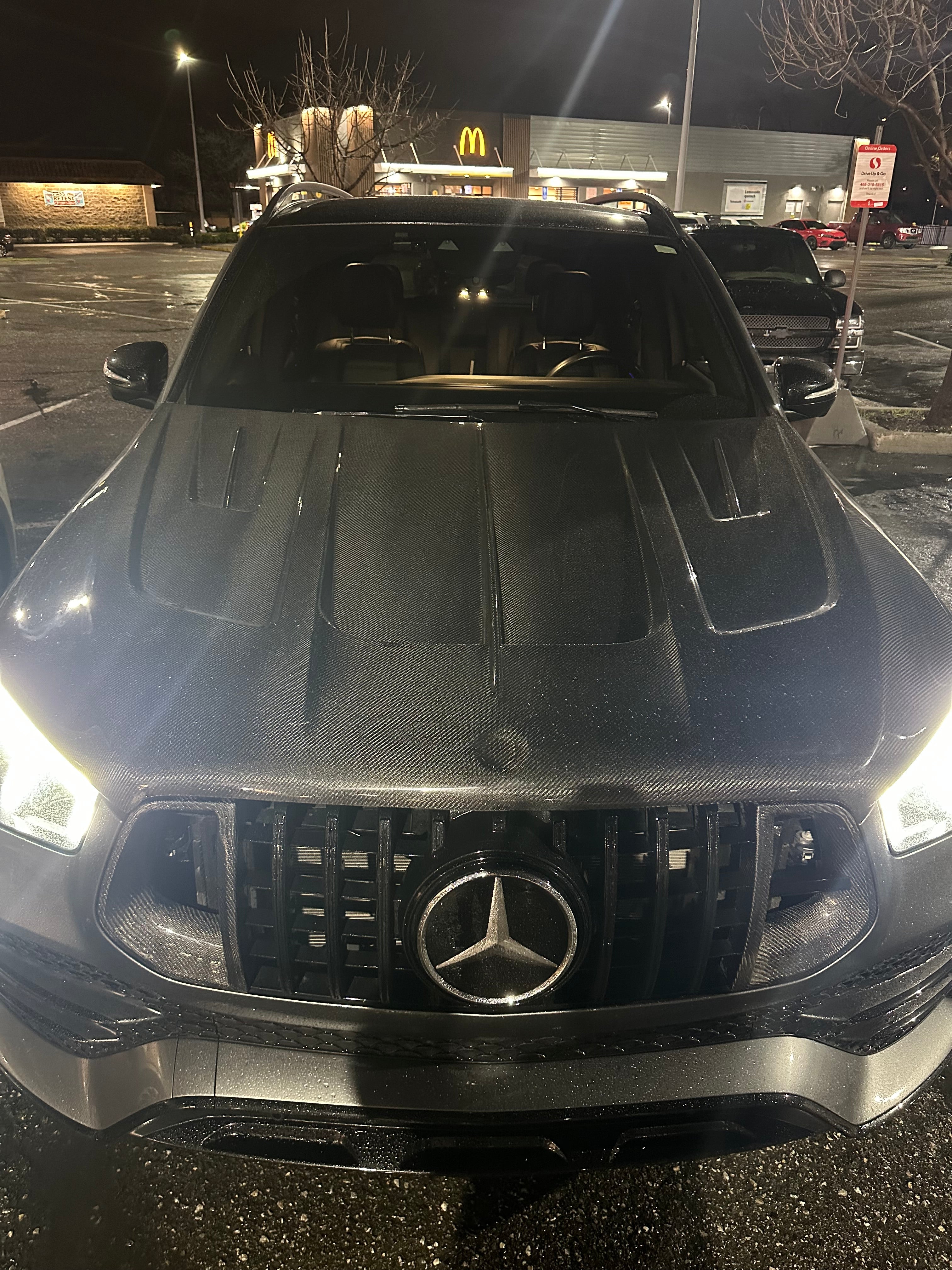 Carbon Fiber Hood Bonnet - Mercedes GLE 350/450/580/53/63 W167/C167.