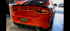 Carbon Fiber Rear Diffuser - Dodge Charger 2015-2023.