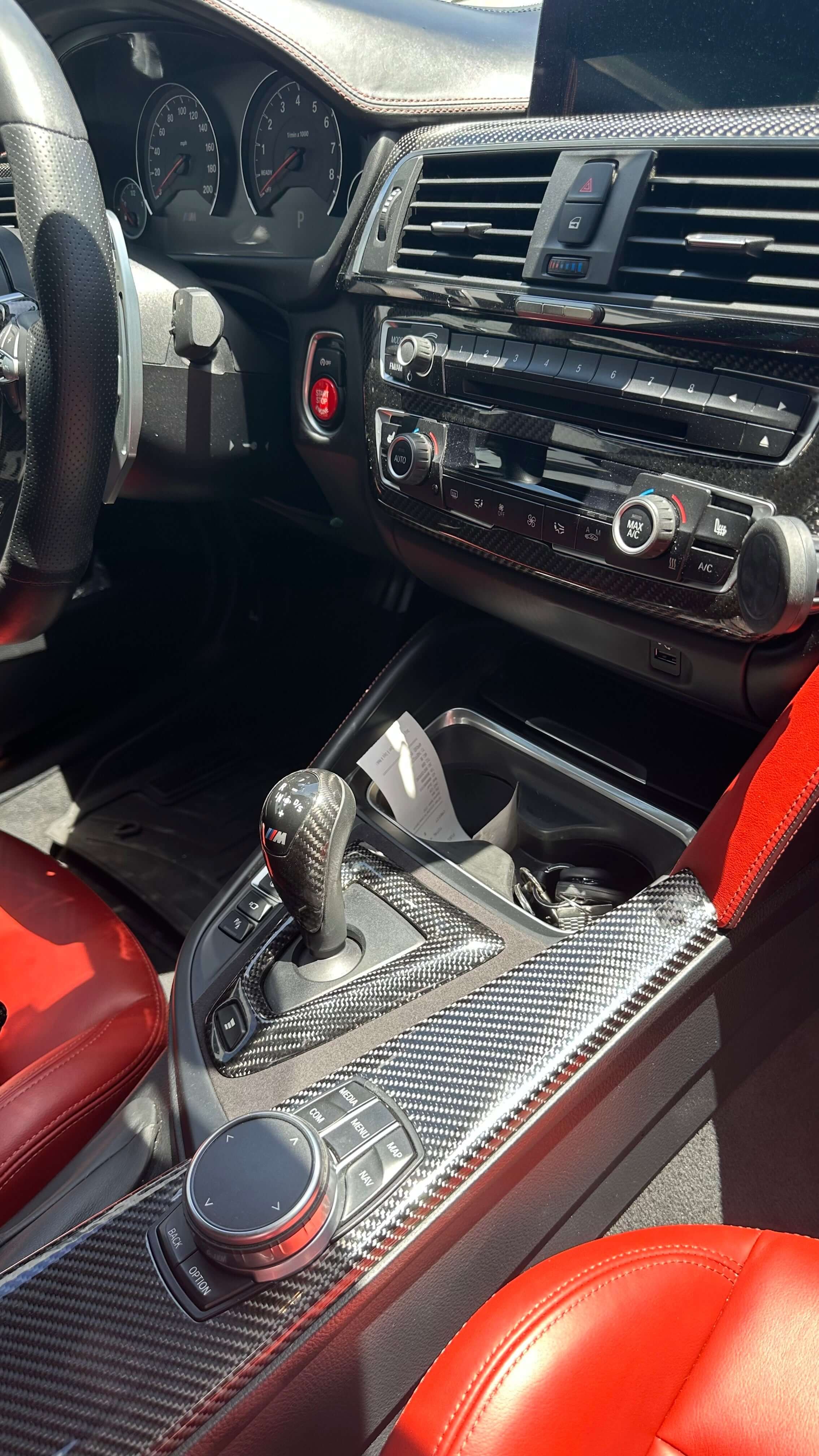Carbon Fiber Interior Trim Set - BMW F80 M3 | F30 3 Series | F36 4 Series.