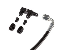 Chase Bays Single Piston Brake Booster Delete Brake Line Relocation Honda Civic 1996-2000