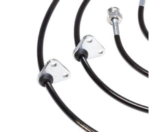 Chase Bays Rear Lines with Rear Drum Caliper Brake Lines Honda | Acura 1988-2001.