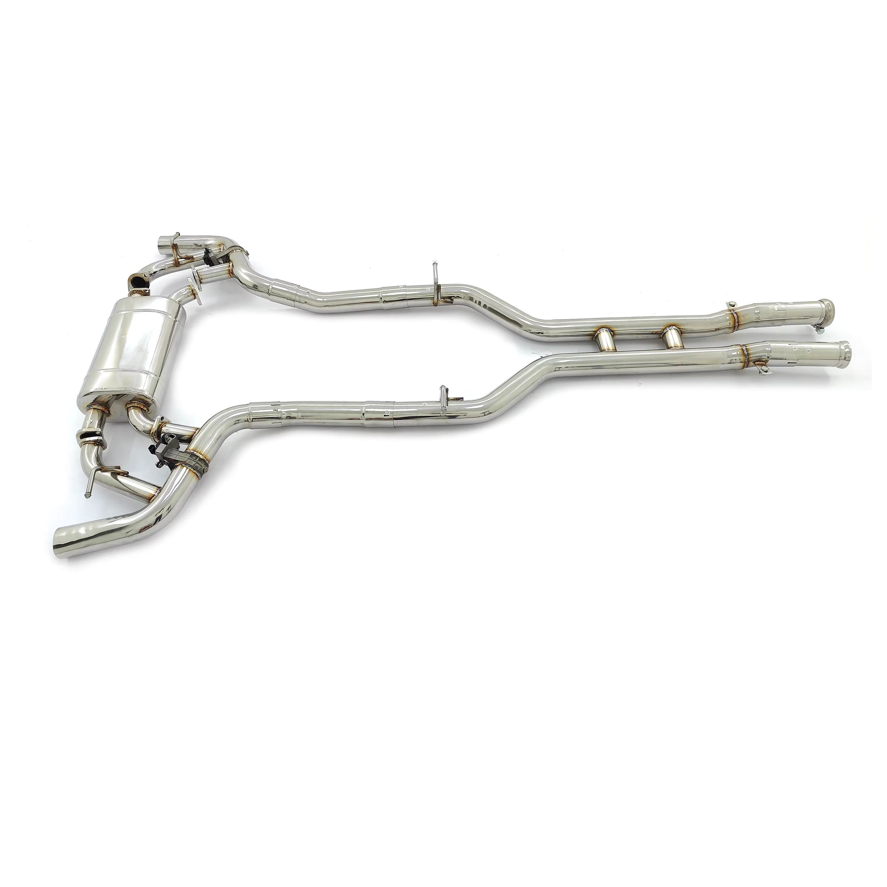 Full Valved Exhaust Catback System W/ Down Pipes (SS304) - Mercedes Benz AMG GT GTS GTC GTR 4.0T.