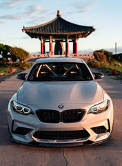 M Style Carbon Fiber Front Lip - BMW F87 M2.