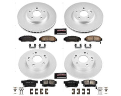 Power Stop Z17 Evolution Geomet Coated Brake Kit Front & Rear Acura TSX 2004-2008