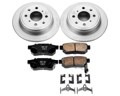 Power Stop Z17 Evolution Geomet Coated Brake Kit Rear Acura Integra 1990-2001.