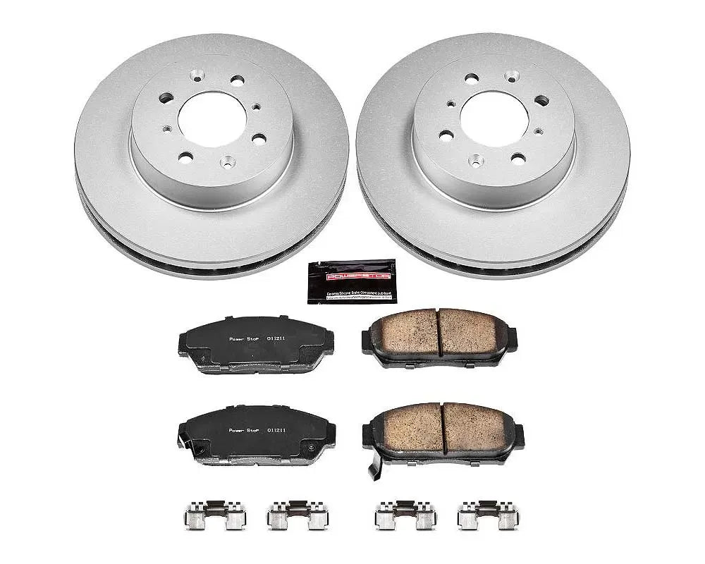 Power Stop Z17 Evolution Geomet Coated Brake Kit Front Acura Integra 1994-2001.