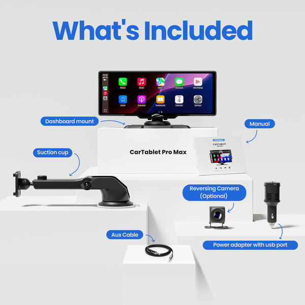 CarTablet Pro Max™ + Reversing Camera Bundle