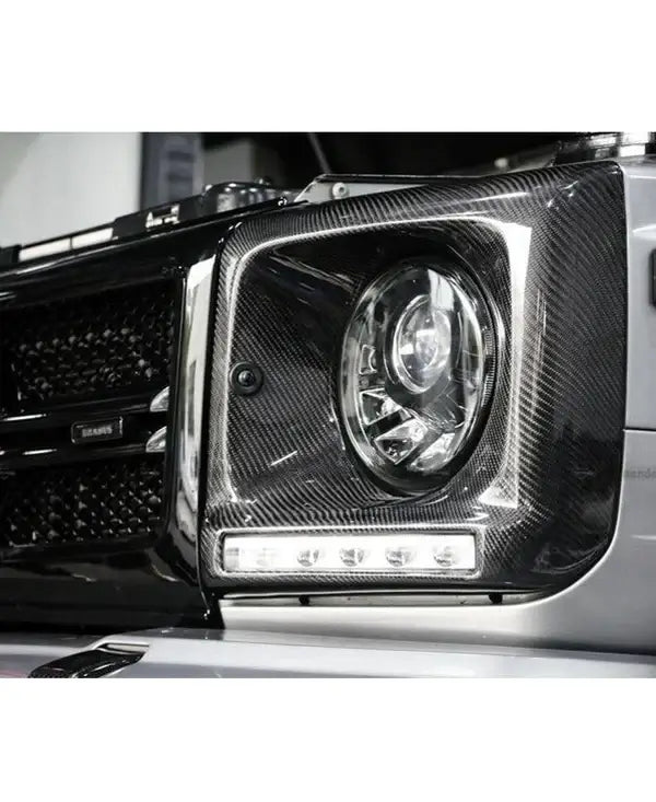 Carbon Fiber Headlamp Frame - Mercedes Benz W463 G-Class.