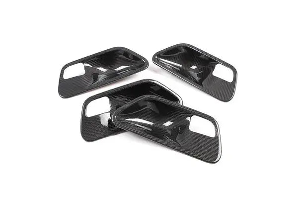 Carbon Fiber Interior Door Bowl Trim Set - BMW F Chassis.