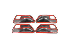 Carbon Fiber Interior Door Bowl Trim Set - BMW F Chassis.