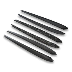 Carbon Fiber Interior Door Trim Set - Tesla Model 3 & Y.