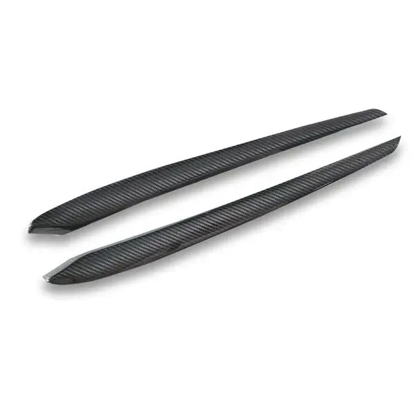 Carbon Fiber Interior Door Trim Set - Tesla Model 3 & Y.
