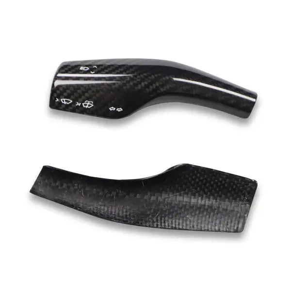 Carbon Fiber Shift Stalk Covers - Tesla Model 3 & Y.