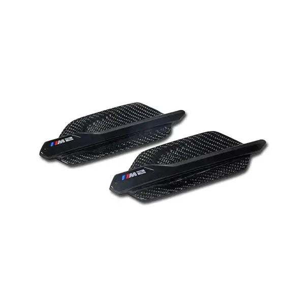 Carbon Fiber Side Fender Vent Trim Set - BMW F87 M2.